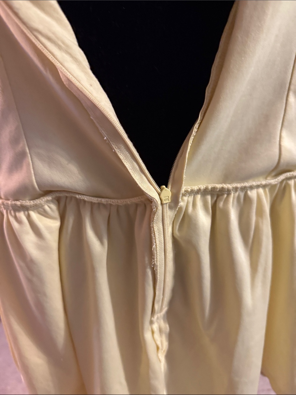 wild fable Cream Button-Front Ruffle-Hem Sundress - Picture 12 of 14